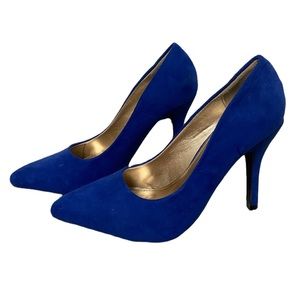 Tayler Royal Blue Suede High Heels